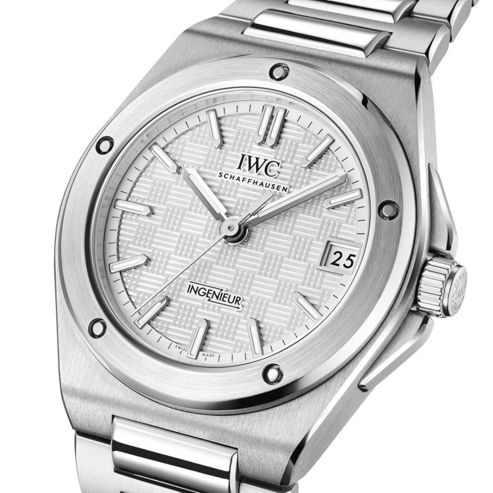 2025 Model IWC Ingenieur Automatic 35mm - Ref: IW324901 White Dial in Stainless Steel Case