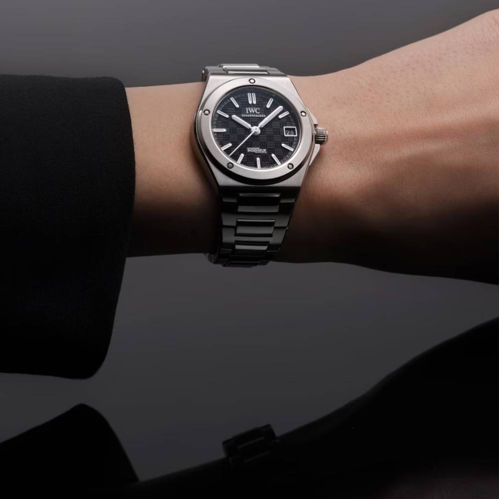 2025 Model IWC Ingenieur Automatic 35mm - Ref: IW324906 Black Dial in Stainless Steel Case