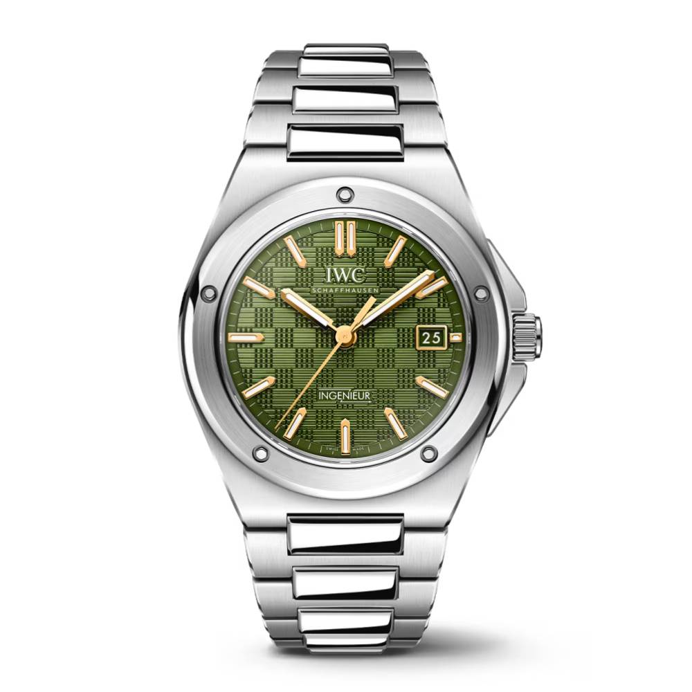 2025 Model IWC Ingenieur Automatic 40mm - Ref: IW328908 Green Dial in Stainless Steel Case