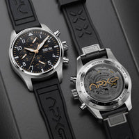 2025 Model IWC Pilot’s Chronograph APXGP 41mm - Ref: IW388116 Black Dial in Stainless Steel Case, Black Rubber