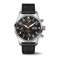 2025 Model IWC Pilot’s Chronograph APXGP 41mm - Ref: IW388116 Black Dial in Stainless Steel Case, Black Rubber