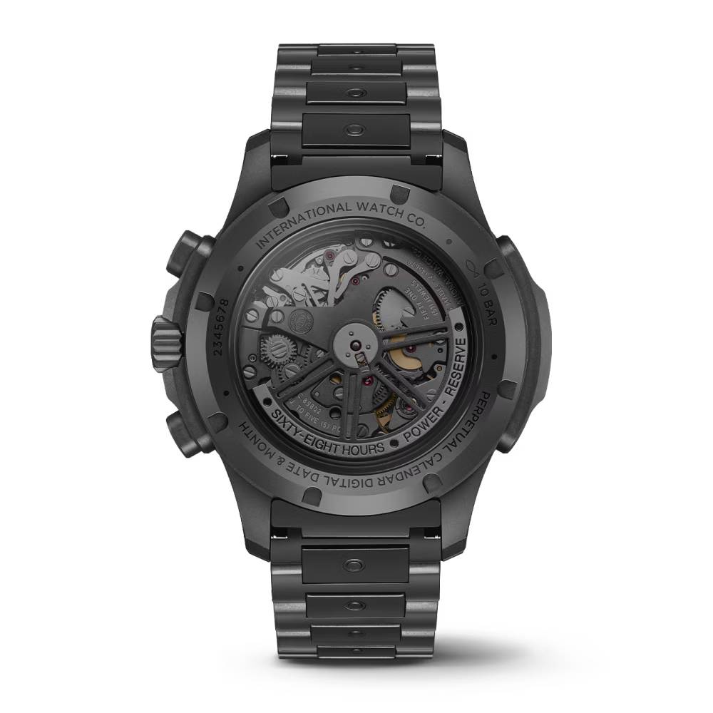 2025 Model IWC Pilot’s Performance Chronograph Perpetual Calendar Digital Date-Month 43mm - Ref: IW388801 Black Dial in Ceratanium Case
