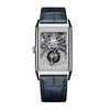 2025 Model Jaeger-LeCoultre Reverso Hybris Artistica Calibre 179, 51mm - Ref: Q39434E1 Blue Dial in 18k White Gold Case, Blue Leather