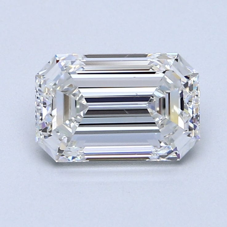 2.05 Carat F SI1 Emerald Diamond