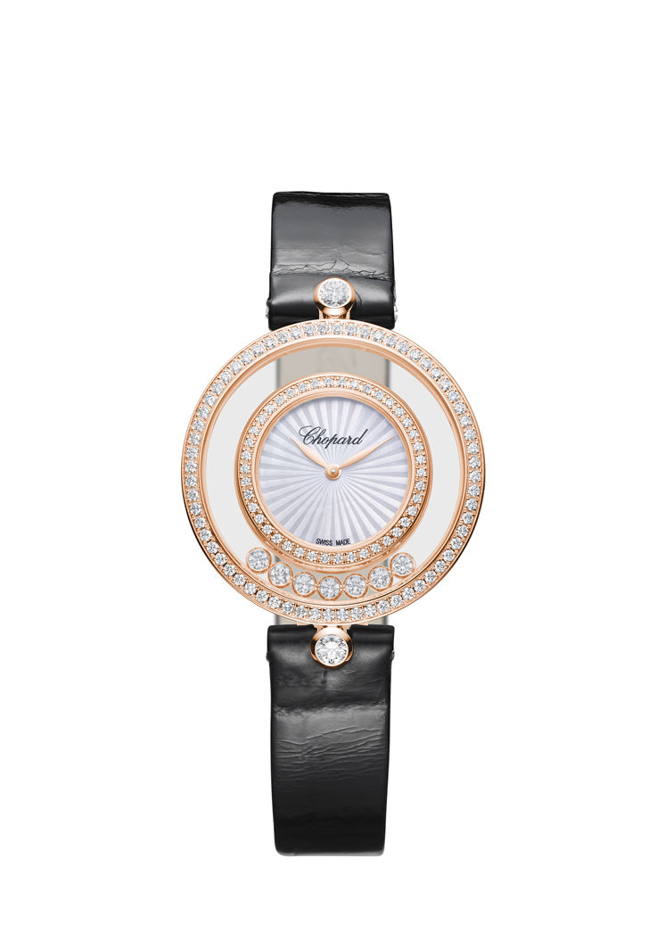Chopard Happy Sport Icons 18K Rose Gold & Diamonds Ladies Watch
