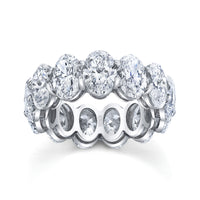 Oval Diamond Eternity Band