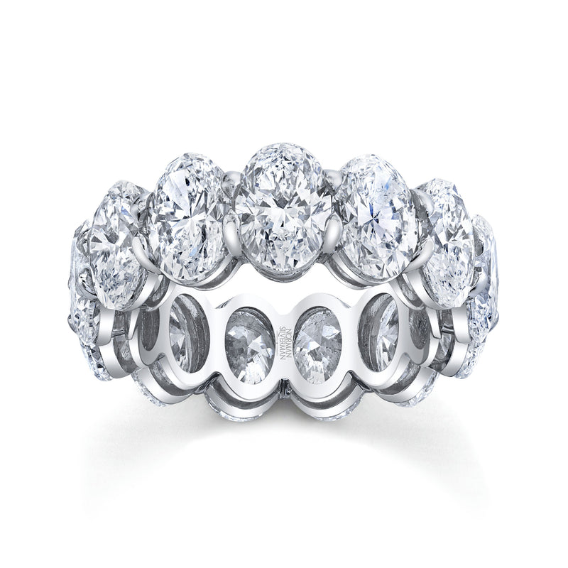 Oval Diamond Eternity Band