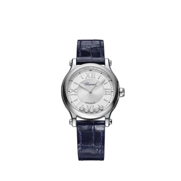 Chopard Happy Sport Stainlees steel & Diamonds Ladies Watch
