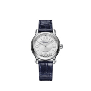 Chopard Happy Sport Stainlees steel & Diamonds Ladies Watch