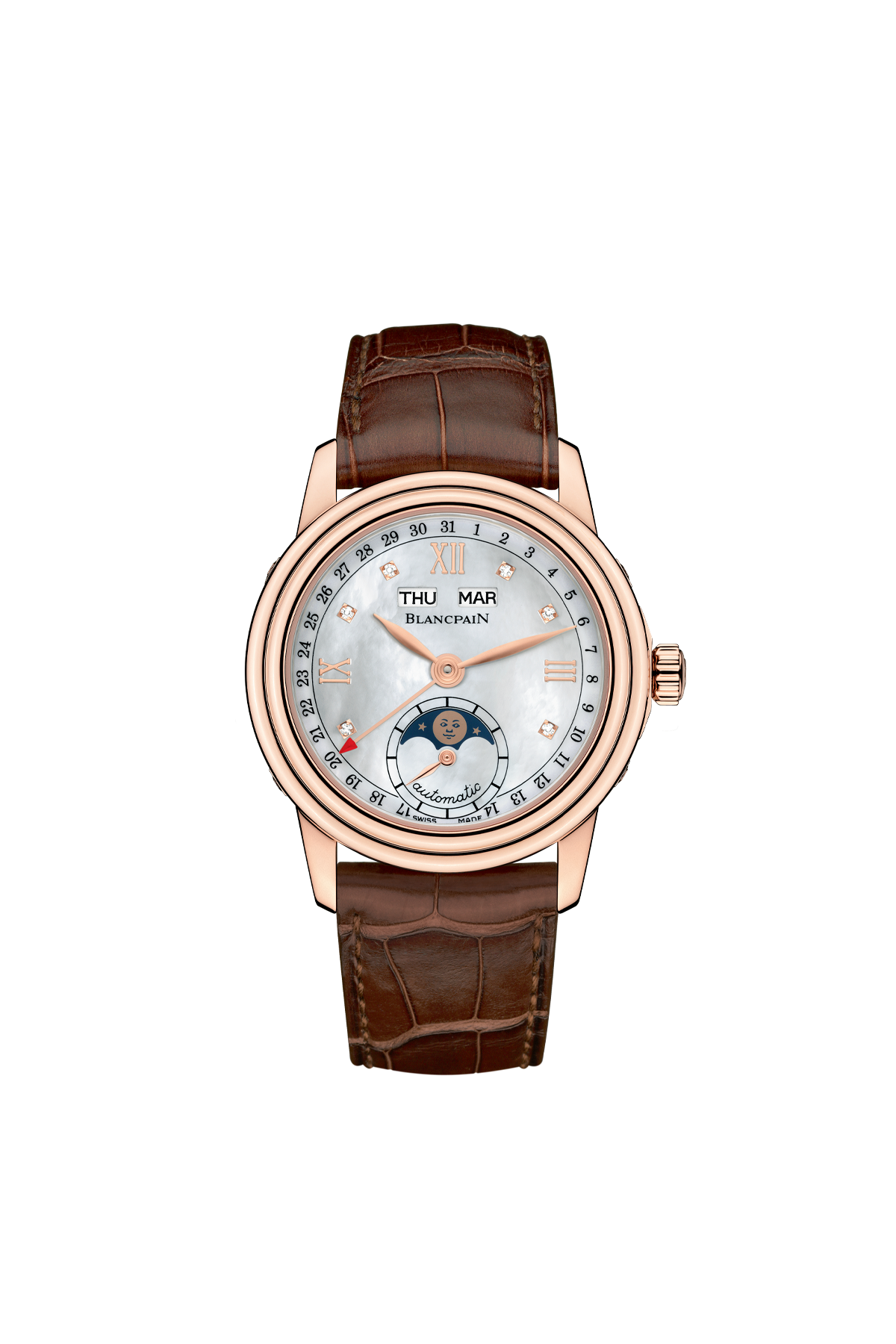 Blancpain Quantième Complet 18K Red Gold Watch