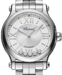 Chopard Happy Sport Stainlees steel & Diamonds Ladies Watch