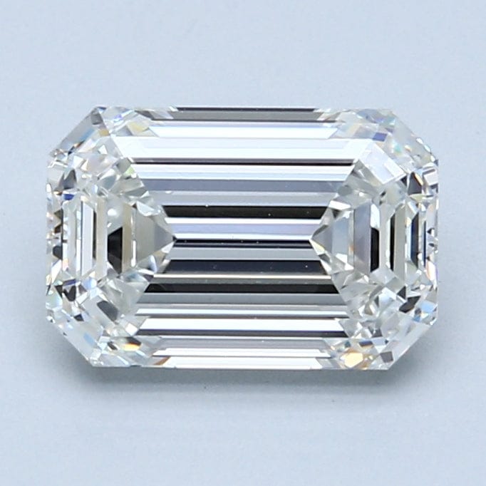 2.42 Carat G VVS2 Emerald Diamond