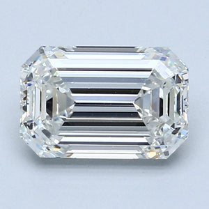 2.42 Carat G VVS2 Emerald Diamond