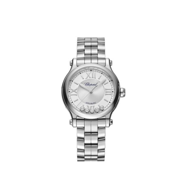Chopard Happy Sport Stainlees steel & Diamonds Ladies Watch