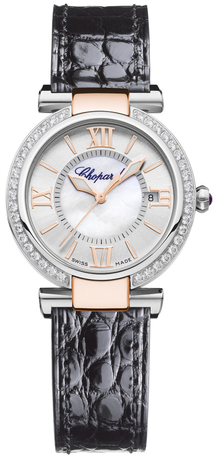 Chopard Imperiale Stainless Steel & Ethical Rose Gold & Diamond Ladies Watch