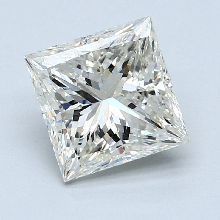 2.52 Carat J SI2 Princess Cut Diamond