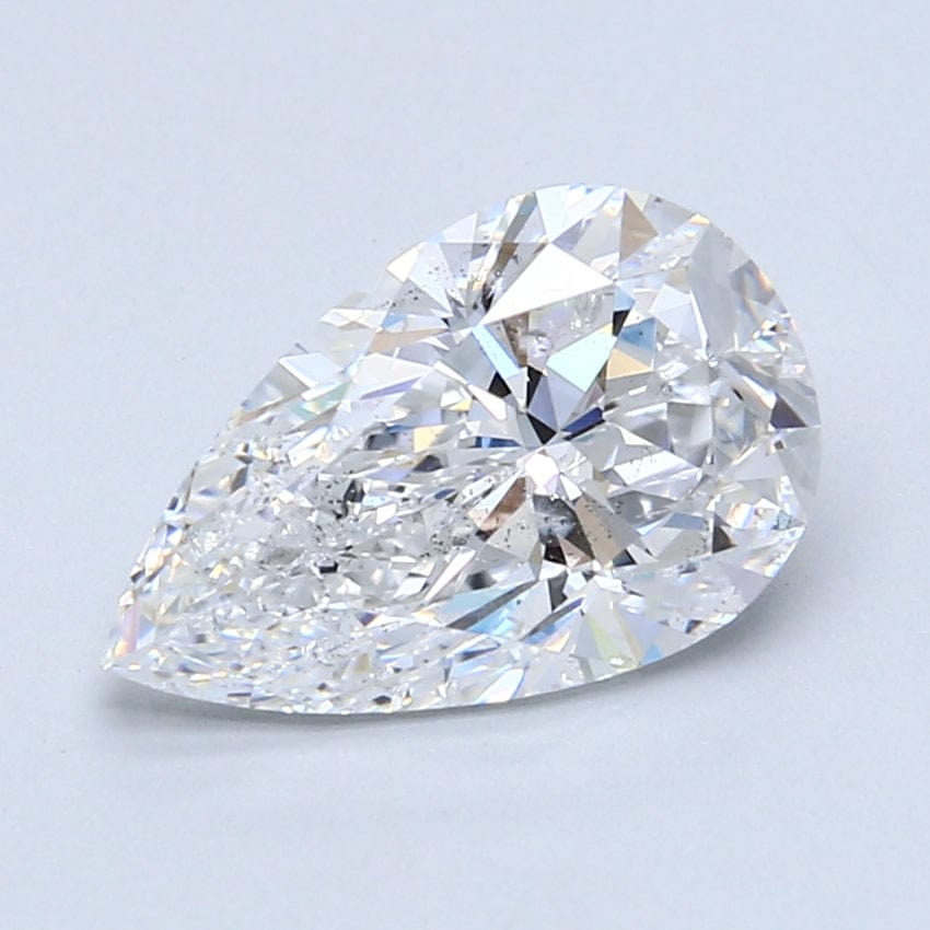 2.56 Carat D SI2 Pear Diamond