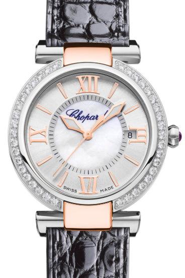 Chopard Imperiale Stainless Steel & Ethical Rose Gold & Diamond Ladies Watch