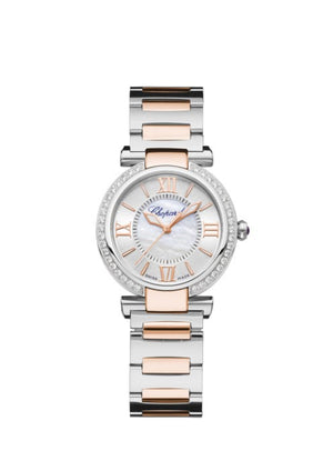 Chopard Imperiale Stainless Steel & Ethical Rose Gold & Diamond Ladies Watch