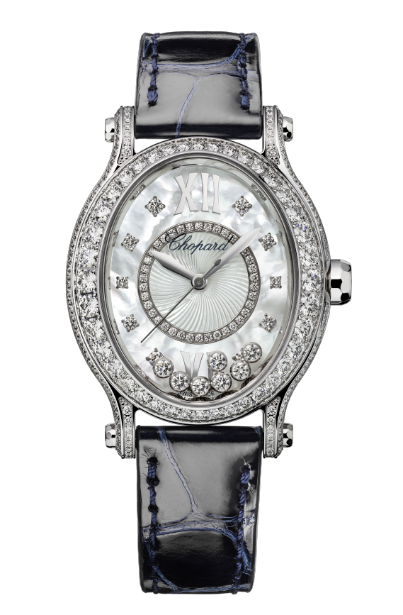 Chopard Happy Sport 18K White Gold & Diamonds