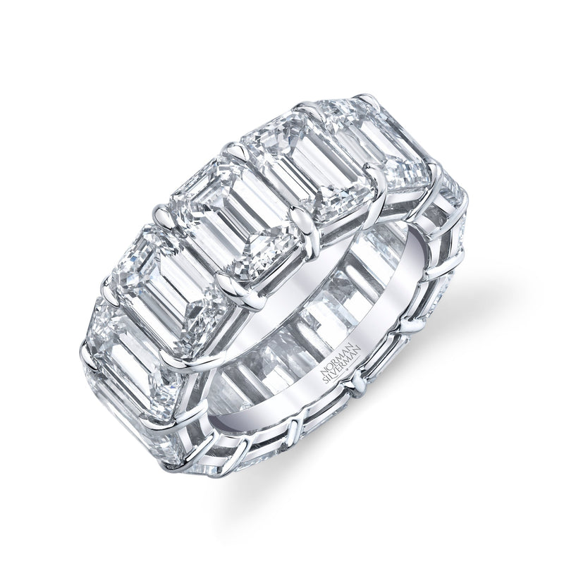 Emerald Cut Diamond Eternity Band