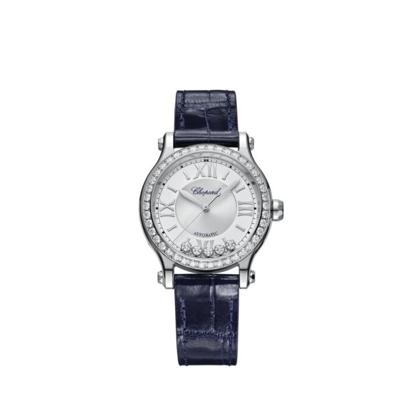 Chopard Happy Sport Stainlees steel & Diamonds Ladies Watch