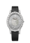 Chopard L’Heure Du Diamant Oval 18K White Gold & Diamonds Ladies Watch