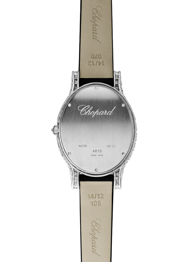Chopard L’Heure Du Diamant Oval 18K White Gold & Diamonds Ladies Watch