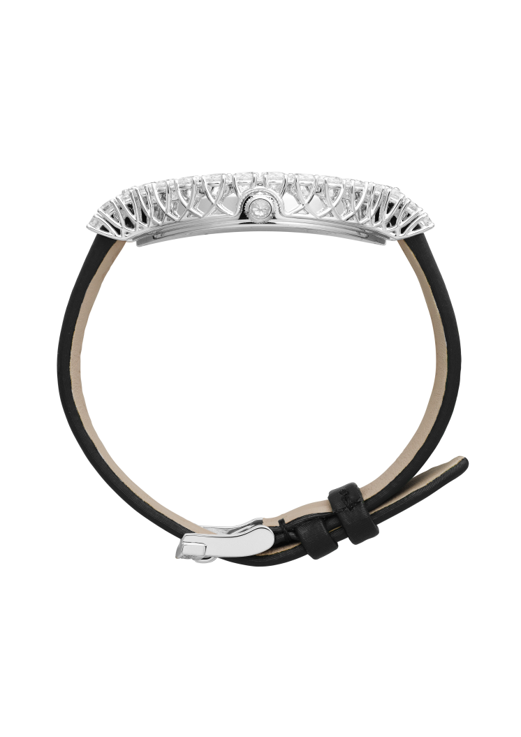 Chopard L’Heure Du Diamant Oval 18K White Gold & Diamonds Ladies Watch