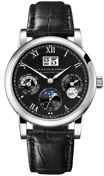 A. Lange & Sohne Saxonia Langematik Perpetual 18K White Gold Men's Watch
