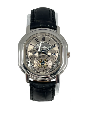 Daniel Roth Perpetual Calendar Skeleton Platinum Men's Watch