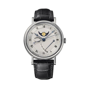 Breguet Classique Moon Phase 18K White Gold Men's Watch