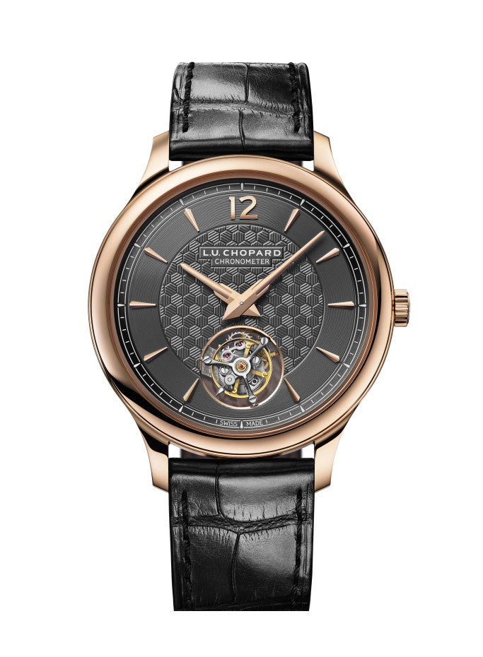 Chopard L.U.C Flying Twin Tourbillon 18K Rose Gold Men's Watch