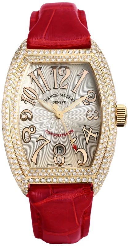 Franck Muller Conquistador 18K Yellow Gold & Diamonds Lady's Watch