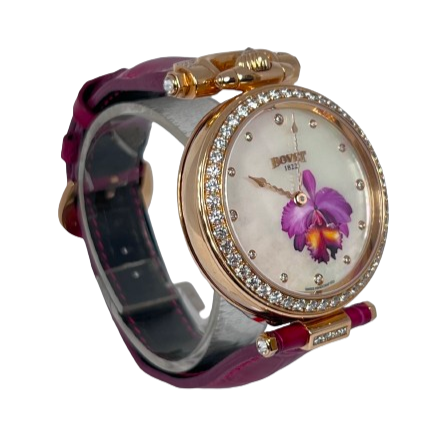 Bovet Amadeo Fleurier 39mm "Orchid" Ladies Watch in 18K Red Gold