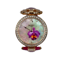 Bovet Amadeo Fleurier 39mm "Orchid" Ladies Watch in 18K Red Gold