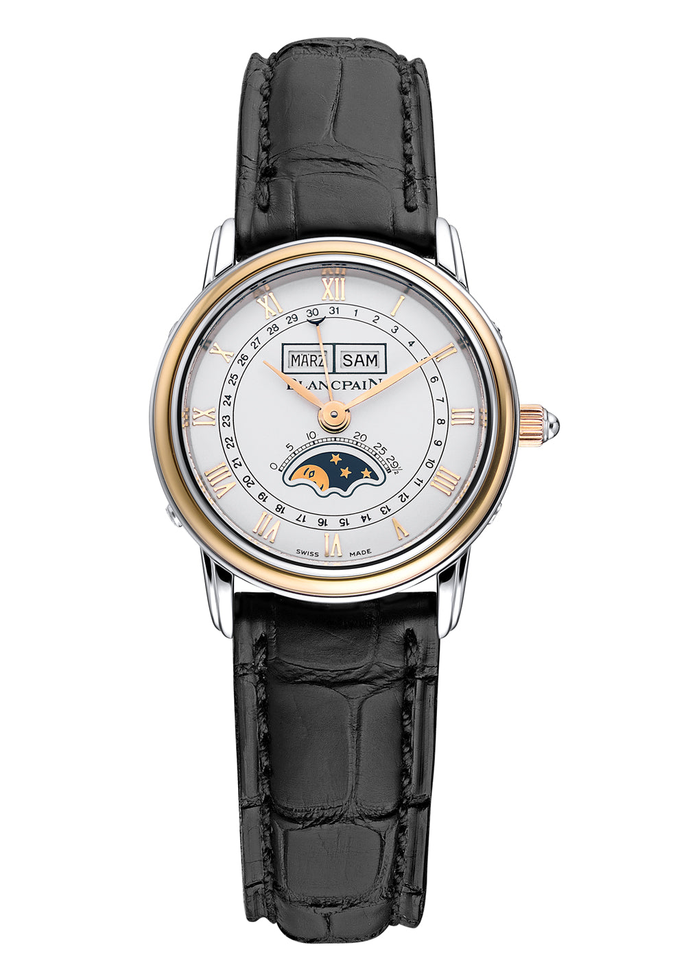 Blancpain Villeret Quantième Complet Stainless steel & Gold Lady's Watch