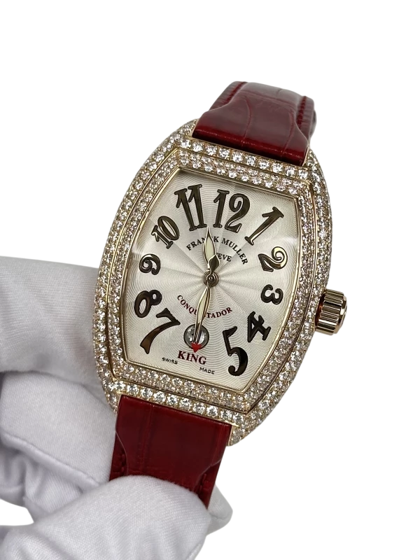 Franck Muller Conquistador 18K Yellow Gold & Diamonds Lady's Watch