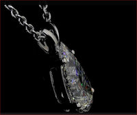 3.1 Carat Pear Lab Grown Diamond Necklace