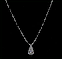 3.1 Carat Pear Lab Grown Diamond Necklace