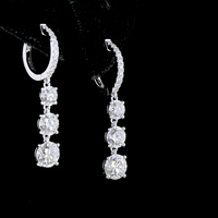 3.1 Carat Lab Grown Diamond Earrings
