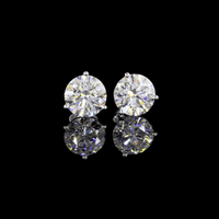 3.2 Carat Lab Grown Diamond Stud Earrings