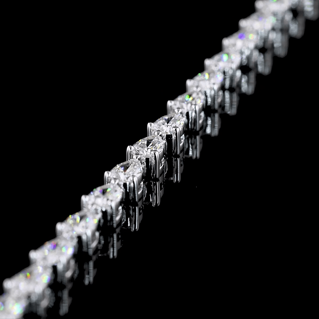 3.9 Carat Lab Grown Diamond Tennis Bracelet