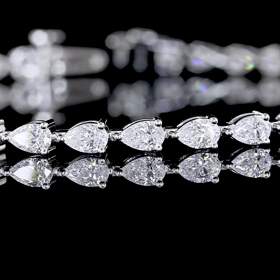 3.9 Carat Lab Grown Diamond Tennis Bracelet