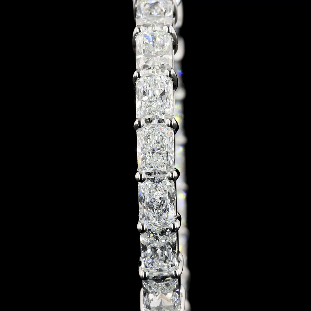 4 Carat Lab Grown Diamond Hoop Earrings
