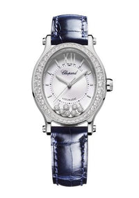 Chopard Happy Sport Oval Stainless Steel & Diamonds Ladies Watch