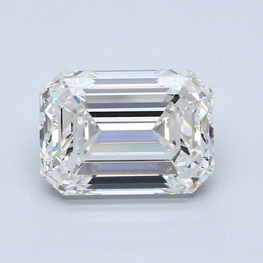 3.02 Carat H VVS2 Emerald Diamond