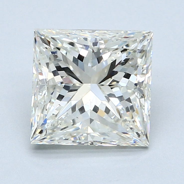 3.06 Carat J VS2 Princess Cut Diamond