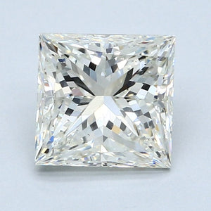 3.06 Carat J VS2 Princess Cut Diamond