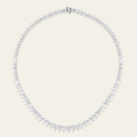 32.4 Carat Pear-Shaped Tennis Necklace